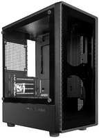 Корпус mATX Ginzzu CL402 без БП, боковая и фронтальная панель из закалённого стекла, USB 2.0, USB 3.0