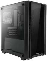 Корпус mATX Ginzzu CL510 без БП, боковая и фронтальная панель из закалённого стекла, 2*USB 2.0, USB 3.0