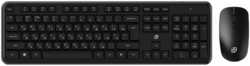 Клавиатура и мышь Wireless Oklick S277W 2066172 клав: черная, мышь: черная, USB Multimedia