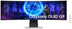 Монитор 49″ Samsung Odyssey OLED G9 G95SD S49DG952SI silver, Curved OLED 32:9 5120*1440, 240Hz 0,03ms 250cd 1M:1 178/178 1,07B DP; HDMI; Micro HDMI US