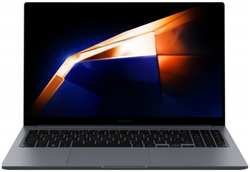 Ноутбук Samsung Galaxy Book 4 NP750XGK-KG1IN_gopwr Core 5 120U / 8GB / 512GB SSD / noDVD / Iris Xe Graphics / 15.6″ FHD IPS / Cam / BT / WiFi / Win11Home / Gray