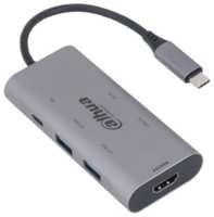 Док-станция Dahua DH-TC37 7 in 1 USB 3.1 Type-C to USB 3.0 + HDMI + SD / TF + PD