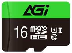 Карта памяти 16GB AGI AGI016GU1TF138 microSDHC C10 UHS-I U1 55 / 20 MB / s SD адаптер