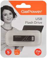 Накопитель USB 3.0 256GB GoPower 00-00027356 металл, черный графит