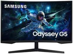 Монитор 27″ Samsung Odyssey G5 S27CG550EI 2560x1440, 1 мс, 300 кд / м2, 2500:1, 178° / 178°, VA LED, 16:9, 165Hz, HDMI, DP, USB (LS27CG550EIXCI)