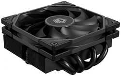 Кулер ID-Cooling IS-40-XT BLACK LGA1851 / 1700 / 1200 / 115X / AM5 / AM4 низкопрофильный высота 47mm (TDP 95W, PWM, 4 тепл.трубки прямого контакта, FAN 92mm, че