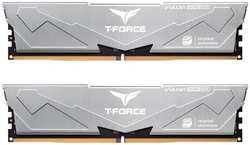 Модуль памяти DDR5 32GB (2*16GB) Team Group FLESD532G6000HC30DC01 T-Force Vulcan ECO Silver PC5-48000 6000MHz CL30 1.35V