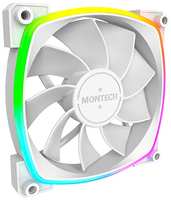 Вентилятор для корпуса Montech RX120 PWM WHITE reverse, 120mm, 800-1600rpm, 59CFM, 27dBa, 4-pin PWM, ARGB, white