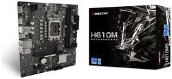 Материнская плата mATX Biostar H610MS (LGA1700, 2*DDR4(3200), 4*SATA, M.2, 2*PCIe, Glan, HDMI, DP, 4*USB 2.0, USB 3.0)