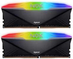 Модуль памяти DDR4 32GB (2*16GB) Apacer AH4U32G32C28YNWAA-2 PC4-25600 3200MHz RGB 1.35V, радиатор