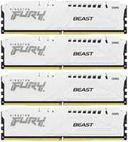 Модуль памяти DDR5 64GB (4*16GB) Kingston FURY KF560C40BWK4-64 Beast XMP PC5-48000 6000MHz 1RX8 CL40 1.35V 288-pin 16Gbit