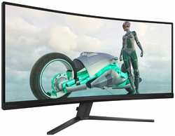 Монитор 34″ Philips 34M2C3500L /00, VA, изогнутый, 3440x1440, 180Hz, 0.5 ms, 178°/178°, 300 cd/m, 3000:1,HDMI, Dark-Grey