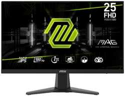 Монитор 24,5″ MSI Mag 256F 9S6-3BC11H-020 1920x1080 LED, 16:9, IPS, 250cd, 1000:1, 1ms, 178/178, HDMI, DP, 180Hz, VESA