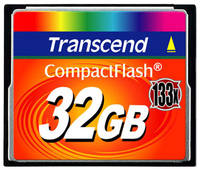 Карта памяти CompactFlash 32GB Transcend TS32GCF133 Card 133x