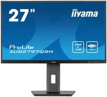 Монитор 27″ Iiyama ProLite XUB2797QSN-B1 2560x1440 LED, IPS, 16:9, 250cd, 1300:1, 1ms, 178/178, HDMI, M/M, DP, USB, 100Hz, Has, Piv