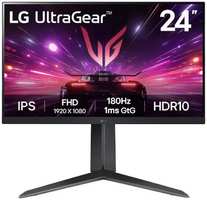 Монитор 23,8″ LG UltraWide 24GS65F-B 1920x1080, 300cd, 178гр / 178гр, IPS LED, 16:9, 180Hz, HDMI, G-Sync FreeSync, DP, HASг (24GS65F-B.ARUZ)