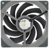 Вентилятор для корпуса Thermalright TL-B14 140x140x25mm 4-pin 27.6dB черный Ret