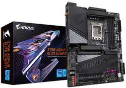 Материнская плата ATX GIGABYTE Z790 A ELITE X WIFI7 (LGA1700, Z790, 4*DDR5 (4800), 6*SATA 6G RAID, 4*M.2, 3*PCIE, 2.5Glan, WiFi, BT, HDMI, DP, USB Typ