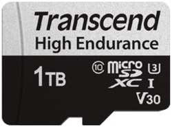 Карта памяти MicroSDXC 512GB Transcend TS512GUSD350V 350V (высокой надёжности), UHS-I Class 10 U1, с