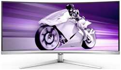 Монитор 34″ Philips 34M2C6500 3440x1440 QD-LED, 21:9, OLED, 1000cd, 1000000:1, 0.03ms, 178/178, USB, 2*HDMI, DP, 175Hz, swivel, tilt, pivot, VESA, whi