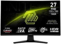 Монитор 27″ MSI MAG 274CXF 9S6-3CE31T-012 1920x1080, 1мс, 300 кд/м2, 3000:1, 100M:1, 178°/178°, VA, 16:9, 280Hz, 2*HDMI 2.0, DP 1.2, Tilt, VESA