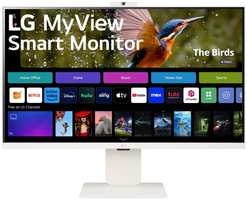 Монитор 32″ LG 32SR85U-W 3840x2160, 5 мс, 400 кд/м2, 3000:1, 178°/178°, IPS, 2хHDMI, 3xUSB Type-C, MM, WebCAM