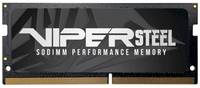 Модуль памяти SODIMM DDR4 8GB Patriot Memory PVS48G240C5S Viper Steel PC4-19200 2400MHz CL15 260-pin радиатор 1.2V retail