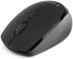 Мышь Wireless Gembird MUSW-354 черный, бесш.клик, soft touch,3кн.+колесо-кнопка, 2400DPI, 2,4ГГц