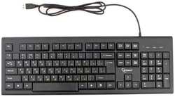 Клавиатура Gembird KB-8354U-BL USB, черный, 104 клавиши, кабель 1,45м