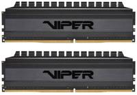 Модуль памяти DDR4 16GB (2*8GB) Patriot Memory PVB416G400C9K Viper 4 Blackout PC4-32000 4000MHz CL19 288-pin XMP радиатор 1.35V RTL
