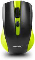 Мышь Wireless SmartBuy ONE 352 SBM-352AG-GK зелено-черная