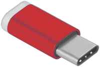Переходник GCR GCR-UC3U2MF-Red USB Type C на micro USB 2.0, M/F, Greenconnect