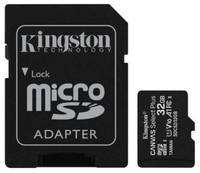 Карта памяти MicroSDHC 32GB Kingston SDCS2 / 32GB Class 10 UHS-I, SD adapter (SDCS2/32GB)
