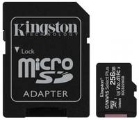 Карта памяти MicroSDXC 256GB Kingston SDCS2 / 256GB microSDXC Canvas Select Plus 100R A1 C10 Card + ADP (SDCS2/256GB)