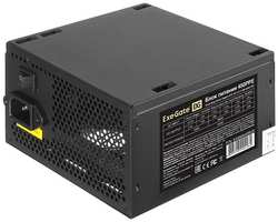 Блок питания ATX Exegate 450PPE EX260640RUS-S 450W, SC, APFC, 12cm, 24p+(4+4)p, PCI-E, 3*IDE, 5*SATA, FDD + кабель 220V с защитой от выдергиван
