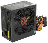 Блок питания ATX Exegate XP650 EX259603RUS-S 650W, SC, black, 12cm fan, 24p+4p, 6 / 8p PCI-E, 3*SATA, 2*IDE, FDD + кабель 220V с защитой от выдергивания
