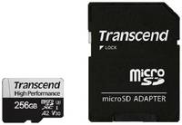 Карта памяти 256GB Transcend 330S UHS-I Class U3 V30 A2, чтение до 100Мб / с, запись до 85Мб / с, с адаптером (TS256GUSD330S)