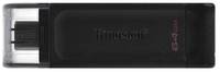 Накопитель USB 3.0 Kingston DataTraveler 70 DT70 / 64GB (DT70/64GB)