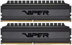 Модуль памяти DDR4 32GB (2*16GB) Patriot Memory PVB432G320C6K Viper 4 Blackout PC4-25600 3200MHz CL16 288-pin радиатор 1.35V RTL