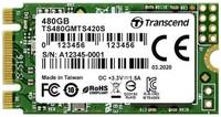 Накопитель SSD M.2 Transcend TS480GMTS420S 480GB, SATA3, up to 560 / 340MBs, 85000 IOPs, 3D TLC, 22х42мм
