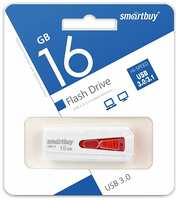 Накопитель USB 3.0 16GB SmartBuy SB16GBIR-W3 Iron белый / красный