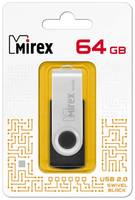 Накопитель USB 2.0 64GB Mirex SWIVEL 13600-FMURUS64 (ecopack)