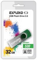 Накопитель USB 2.0 32GB Exployd 530 зелёный (EX032GB530-G)