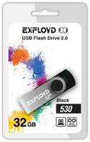 Накопитель USB 2.0 32GB Exployd 530 чёрный (EX032GB530-B)
