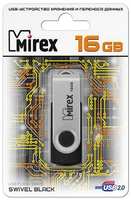 Накопитель USB 2.0 16GB Mirex SWIVEL 13600-FMURUS16 USB 16GB Mirex SWIVEL (ecopack)