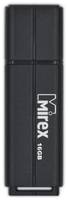 Накопитель USB 2.0 16GB Mirex LINE 13600-FMULBK16 USB 16GB Mirex LINE чёрный (ecopack)