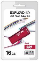 Накопитель USB 2.0 16GB Exployd 580 красный (EX-16GB-580-Red)
