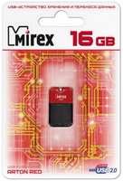 Накопитель USB 2.0 16GB Mirex ARTON 13600-FMUART16 USB 16GB Mirex ARTON красный (ecopack)