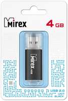 Накопитель USB 2.0 4GB Mirex UNIT 13600-FMUUND04 чёрный (ecopack)