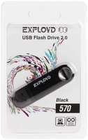 Накопитель USB 2.0 4GB Exployd 570 чёрный (EX-4GB-570-Black)